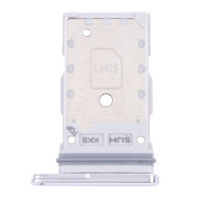 SIM kortelės laikiklis Samsung S901 / S906 S22 / S22 Plus Dual White ORG