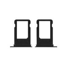 SIM kortelės laikiklis skirtas iPhone 7 juodas (matinis)