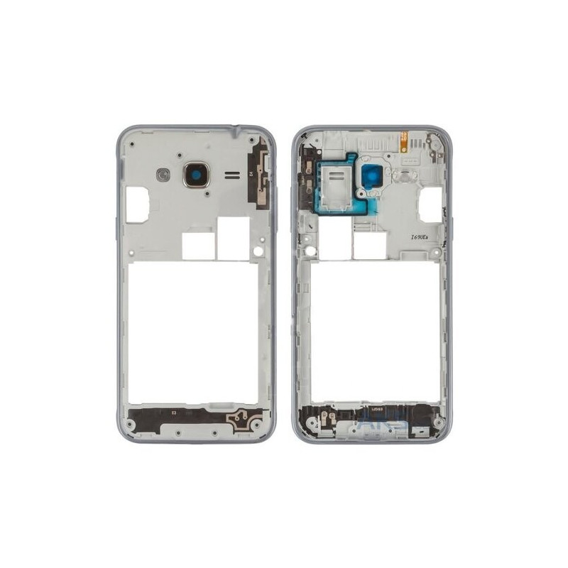 Middle housing Samsung J320 J3 2016 gold with buzzer and sides buttons original (used Grade B)
