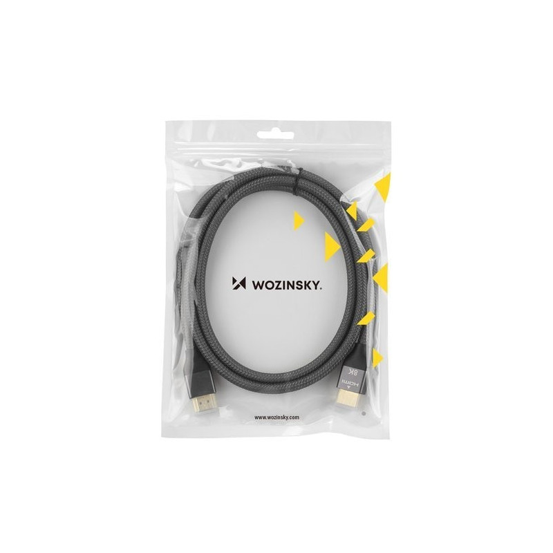 Wozinsky HDMI 2.1 cable (8K 60Hz 48Gbps) 1M silver