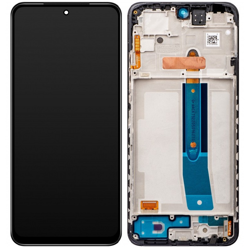 Ekranas Xiaomi Redmi Note 11S / Poco M4 Pro 4G su lietimui jautriu stikliuku ir rėmeliu Graphite Grey OLED