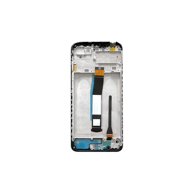 Ekranas Xiaomi Redmi 10C 2022 / Poco C40 su lietimui jautriu stikliuku ir rėmeliu Black ORG