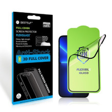 Screen protection glass Bestsuit Flexible Hybrid Glass 5D Apple iPhone 15 Plus case-friendly black