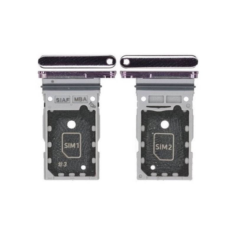 SIM card holder Samsung S911 S23 Plus Dual Lavender original (service pack)