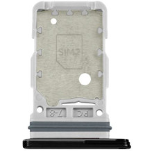 SIM card holder Samsung S918 S23 Ultra Dual Graphite Grey original (service pack)