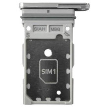 SIM kortelės laikiklis Samsung S918 S23 Ultra Dual Sky Blue / Lime originalus (service pack)