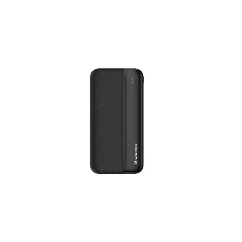 Išorinė baterija POWER BANK Wozinsky (WPBBK1) 10000mAh (2xUSB LCD) juoda