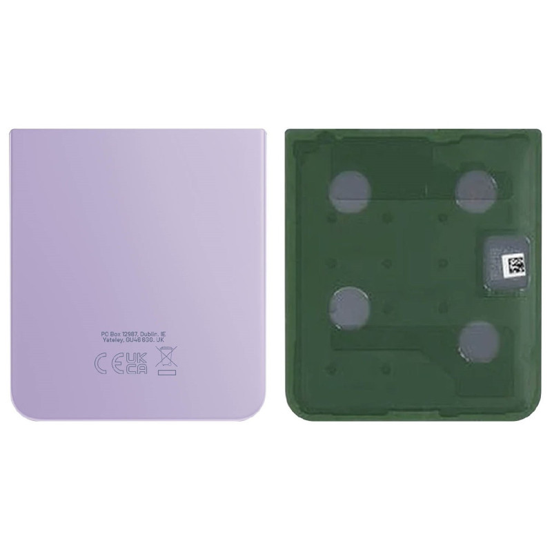 Galinis apatinis dangtelis Samsung F721 Z Flip4 5G Bora Purple originalus (used Grade B)