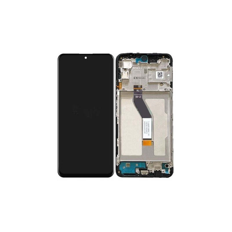 Ekranas Xiaomi Poco M4 Pro 5G / Redmi Note 11S 5G / Redmi Note 11T 5G su lietimui jautriu stikliuku ir rėmeliu Black ORG