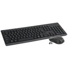 Belaidė klaviatūra+pėlė OMEGA OKM071B juoda