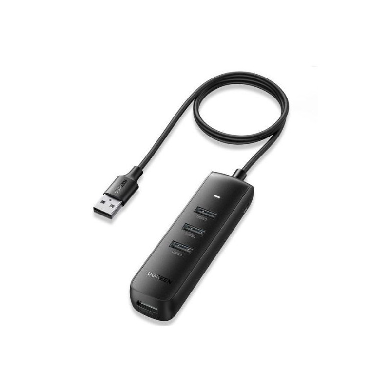 USB šakotuvas UGREEN (CM416) 4xUSB 3.2 juodas