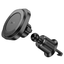 Automobilinis universalus telefono laikiklis HOCO H28 (MagSafe) tvirtinamas ant ventiliacijos grotelių, magnetinis, juod