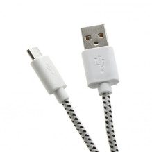 Sbox USB-1031W USB- Micro USB 1M balta
