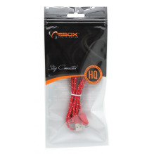 Sbox USB-1031R USB- Micro USB 1M Raudona