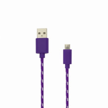 Sbox USB- Micro USB 1M USB-1031U violetinė