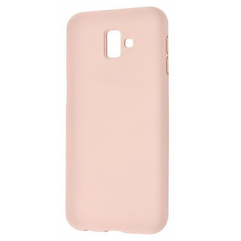 „Samsung J4 Plus“ silikoninis dėklas, rožinis smėlio spalvos
