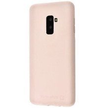 „Samsung A6 Plus 2018“ silikoninis dėklas, rožinis smėlio spalvos