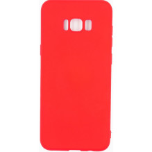 Samsung S8 Plus Soft Touch Silikoninis raudonas