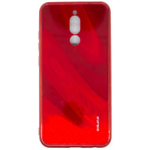 Xiaomi Redmi 8 Water Ripple Full Color Electroplating Tempered Glass Case Red