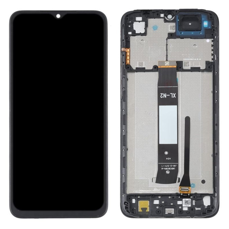 LCD screen Xiaomi Redmi A2 / A2+ with touch screen with frame Black original