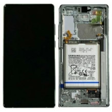 LCD screen Samsung N980 / N981 Note 20 with touch screen with frame Mystic Grey original (service pack)