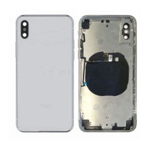 Galinis dangtelis iPhone X Silver pilnas originalus (used Grade C)