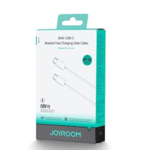 USB cable JOYROOM (S-45) &quot;USB-C (Type-C) to USB-C (Type-C)&quot; (60W 1m) white