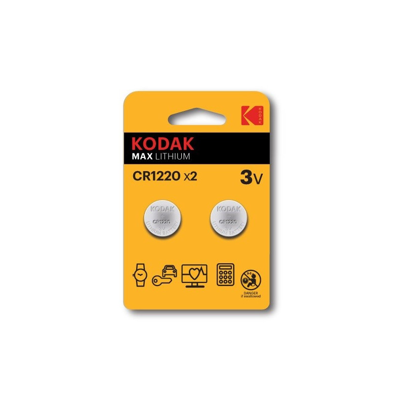 Kodak CR1220 vienkartinė ličio baterija