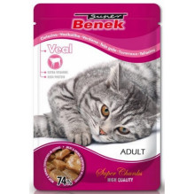 SUPER BENEK Adult Veal - šlapias kačių maistas - 100 g