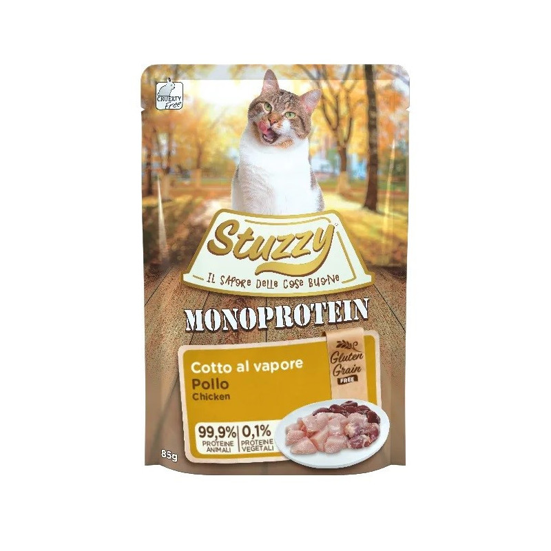 STUZZY Monoprotein Chicken - šlapias kačių maistas - 85 g