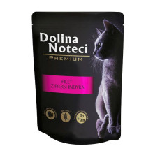 DOLINA NOTECI Premium Kalakutienos krūtinėlės filė su padažu - šlapias kačių maistas - 85 g