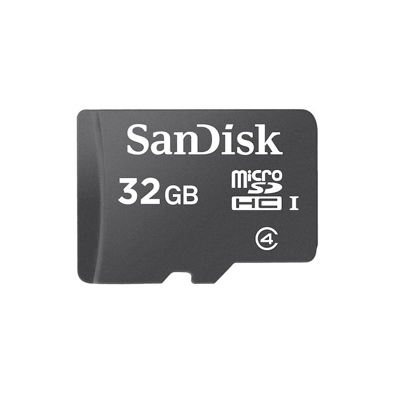 „SanDisk“ 32 GB „microSDHC“ 4 klasės atminties kortelė, EAN: 619659061647