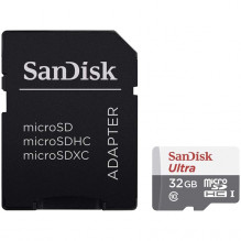 SanDisk Ultra microSDHC 32GB + SD Adapter 100MB/ s Class 10 UHS-I, EAN: 619659184377