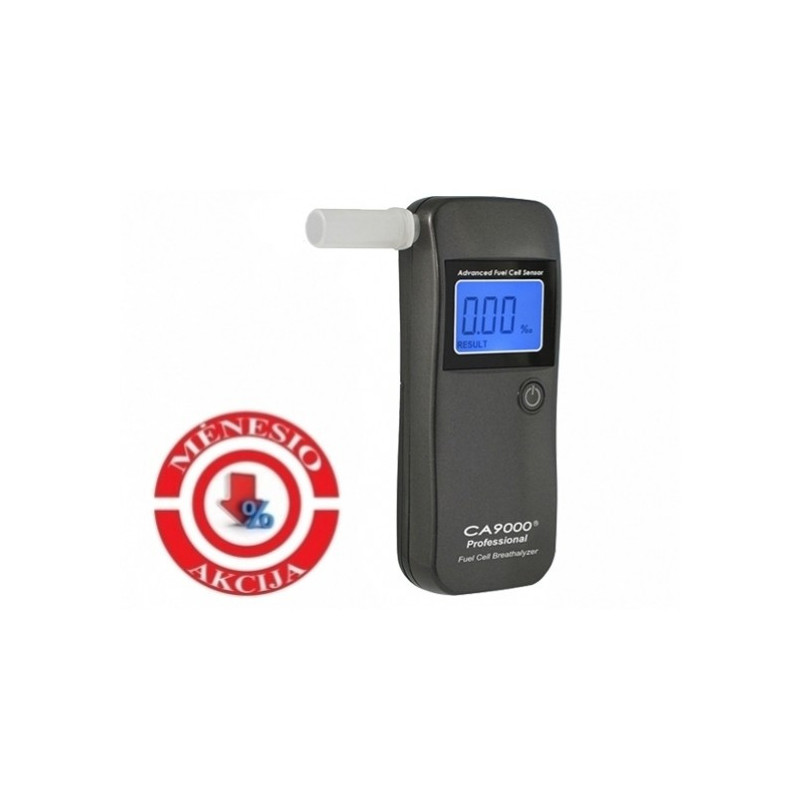 Alkotesteris "CA-9000 Professional" su ELEKTROCHEMINIU jutikliu Alkotesteris "CA-9000 Professional" su ELEKTROCHEMINIU jutikliu