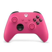 „Microsoft Xbox“ belaidis valdiklis rožinis, baltas „Bluetooth“ žaidimų pultelis, analoginis / skaitmeninis „Xbox Series