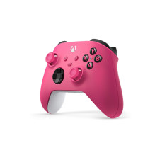 „Microsoft Xbox“ belaidis valdiklis rožinis, baltas „Bluetooth“ žaidimų pultelis, analoginis / skaitmeninis „Xbox Series