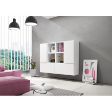 Cama living room furniture set ROCO 19 (4xRO3 + 4xRO6) white / white / white