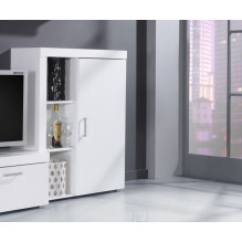 Cama living room storage set SAMBA A white / white gloss