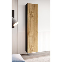 Cama living room cabinet set VIGO 1 black / wotan oak