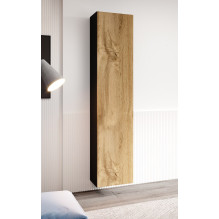 Cama living room cabinet set VIGO 9 black / wotan oak