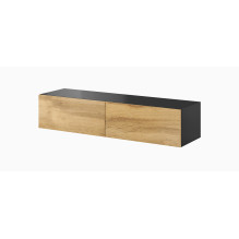 Cama living room cabinet set VIGO 13 black / wotan oak