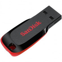 „SanDisk Cruzer Blade“ USB atmintinė 128 GB, EAN: 619659125905