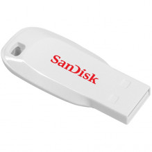 „SanDisk Cruzer Blade“ USB atmintinė 16 GB balta, EAN: 619659099237