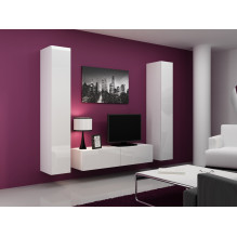 Cama Living room cabinet set VIGO 9 white / white gloss