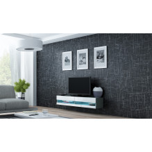 Cama Living room cabinet set VIGO NEW 12 grey / white gloss