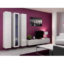 Cama Living room cabinet set VIGO 2 white / white gloss