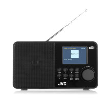 Radijas JVC DAB RA-E611B-DAB juodas