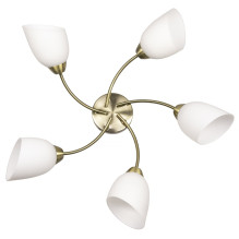 Classic chandelier pendant ceiling lamp Activejet BENITA Patina 5xE27 for living room