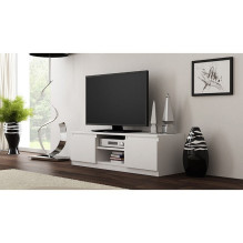 Topeshop RTV120 BIEL TV stand / entertainment centre 2 shelves