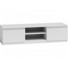 Topeshop RTV140 BIEL TV stand / entertainment centre 2 shelves